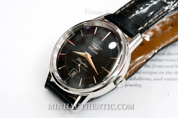 Longines Flagship Heritage Black 38.5mm L4.795.4.58.0