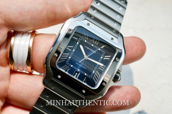 Cartier Santos Large Blue WSSA0030