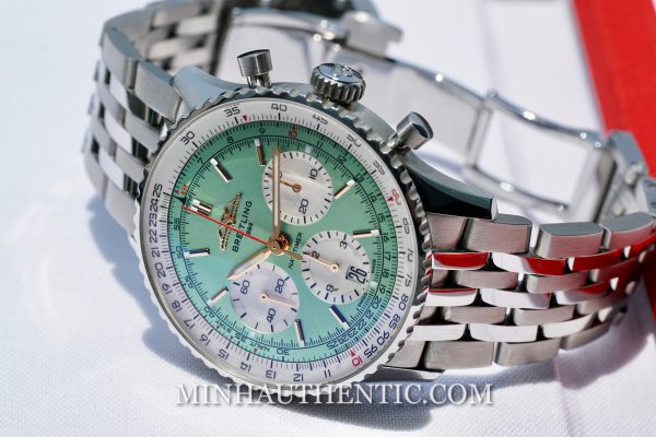 Breitling Navitimer B01 Mint Green AB0139211L1A1