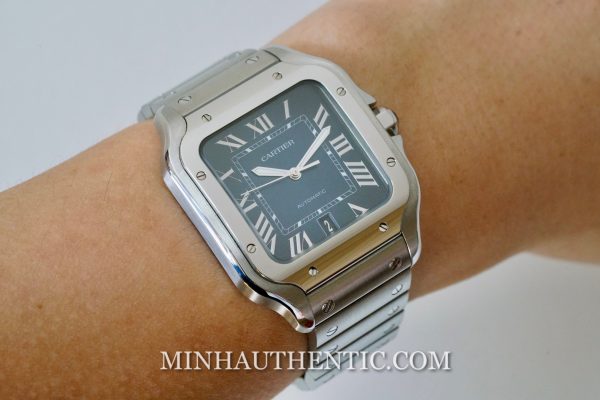 Cartier Santos Large Blue WSSA0030