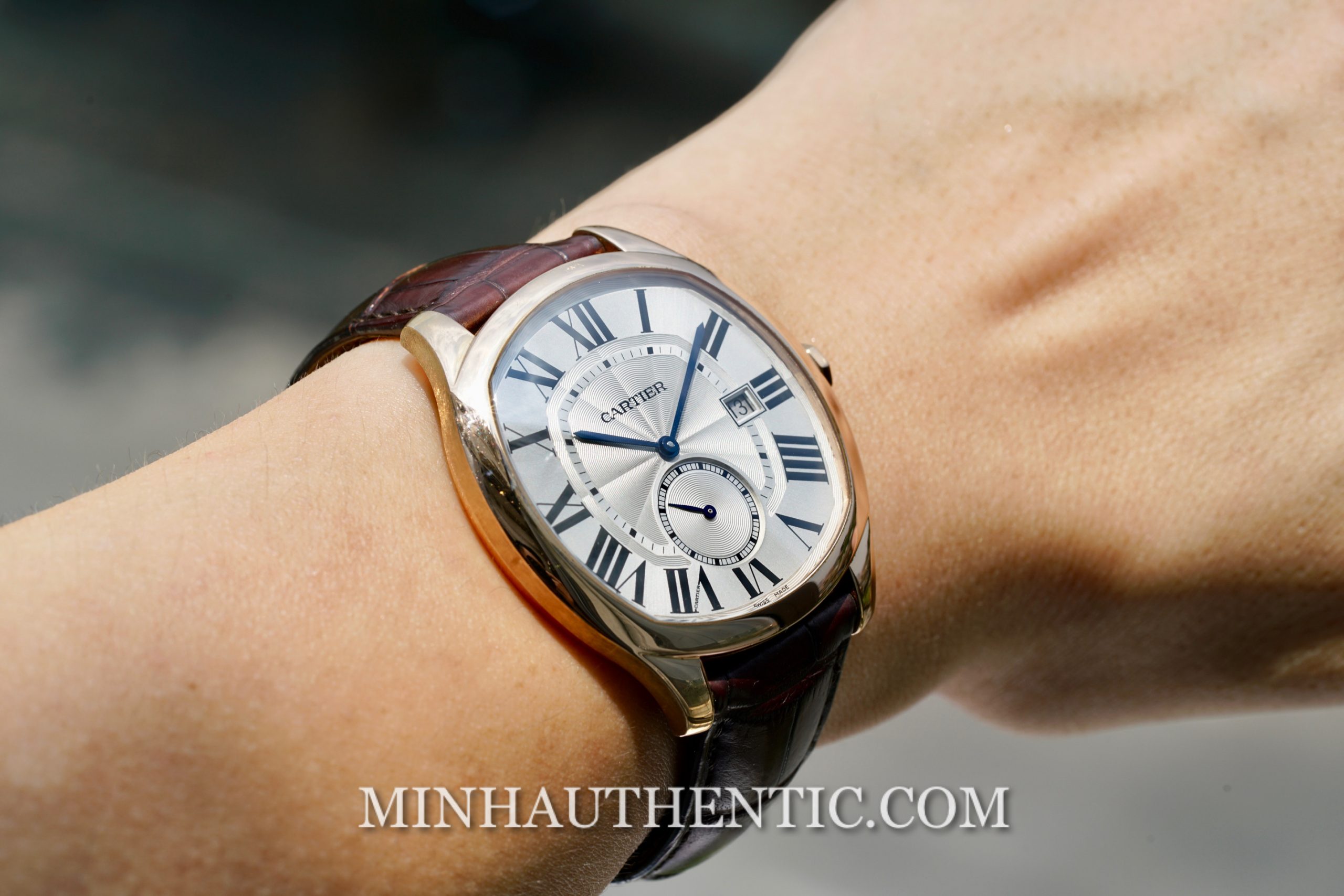 Cartier drive rose discount gold