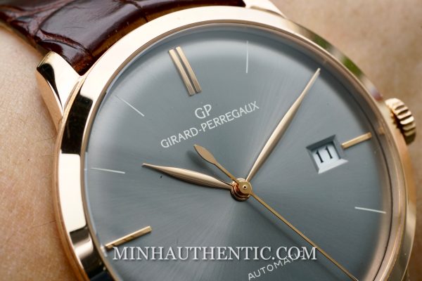 Girard Perregaux Vintage 1966 38mm 18k Rose Gold Automatic 49525-52-232-BKCA