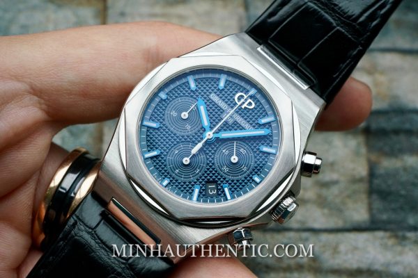 Girard Perregaux Laureato Chronograph 38mm Blue