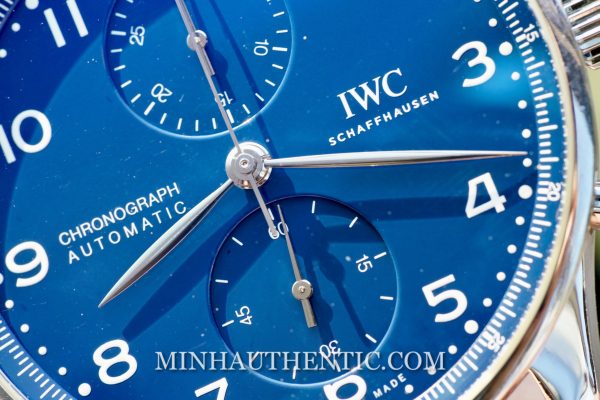 IWC Portugieser Chronograph Blue Lacquered Dial Limited Edition IW3716-01