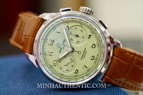 Breitling Premier B09 Chronograph Pistachio Green AB0930D31L1P1