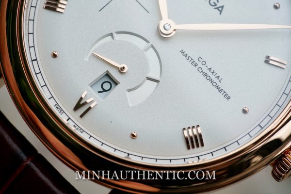 Đồng hồ nam Omega De Ville Prestige Power Reserve Sedna Gold 434.53.41.21.02.001 Dial