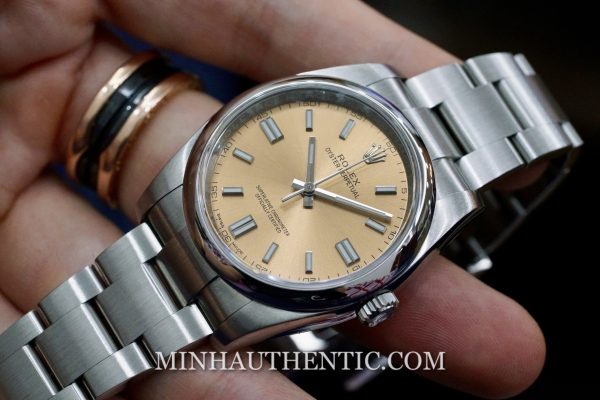 Rolex Oyster Perpetual 36mm Salmon Dial 116000