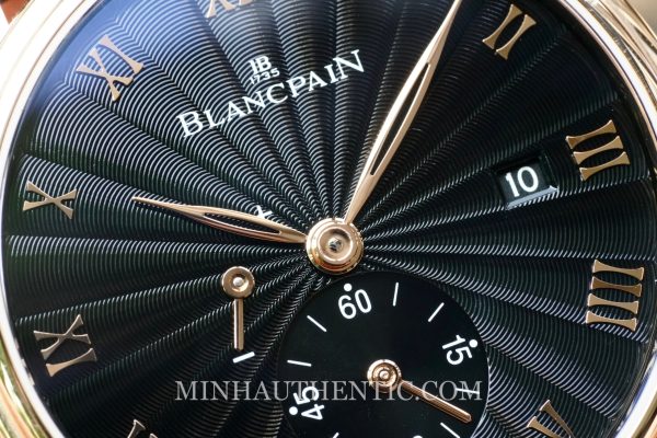 Blancpain Villeret Ultraplate Black 18k Rose Gold 6606-3630-55b
