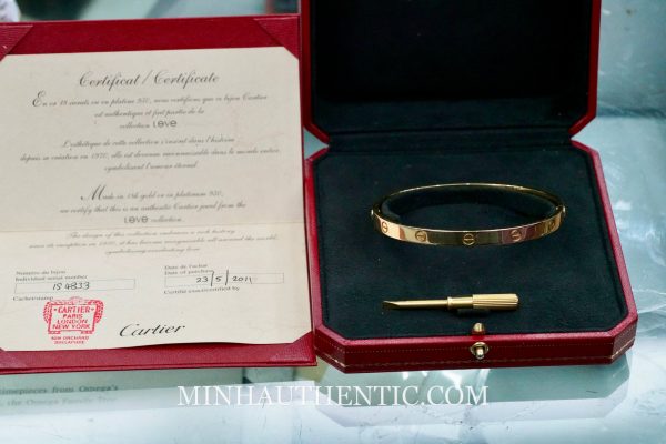 Cartier LOVE bracelet 18k Yellow Gold