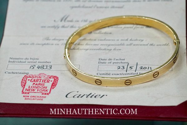 Cartier LOVE bracelet 18k Yellow Gold