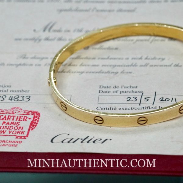 Cartier LOVE bracelet 18k Yellow Gold
