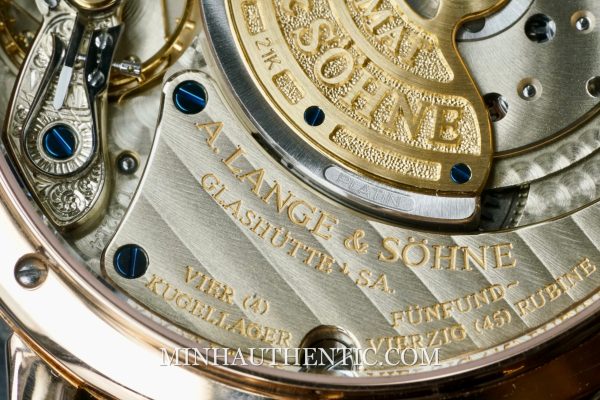 A. Lange & Sohne Langematik Big Date Rose Gold 308.032 L921.4 movement