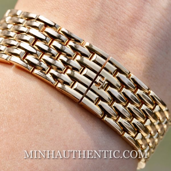 Jaeger Lecoultre reverso gold bracelet