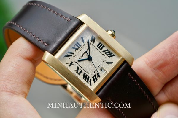 Cartier Tank Francaise Large Automatic 18k Gold 1840 W5000156