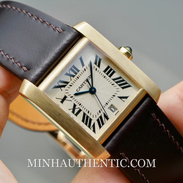 Cartier Tank Francaise Large Automatic 18k Gold 1840 W5000156