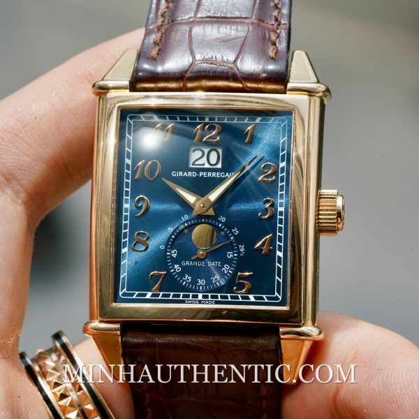 Girard Perregaux Vintage 1945 Rose Gold Grande Date Moonphase 25800