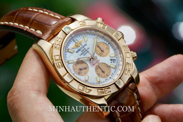 Breitling Chronomat 41 Rose Gold MOP HB014012-A722-723P