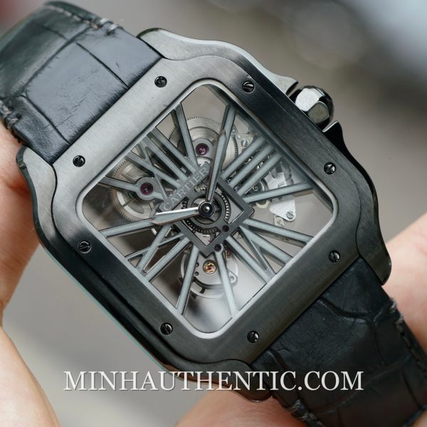 Cartier Santos Skeleton ADLC “Noctambule” WHSA0009