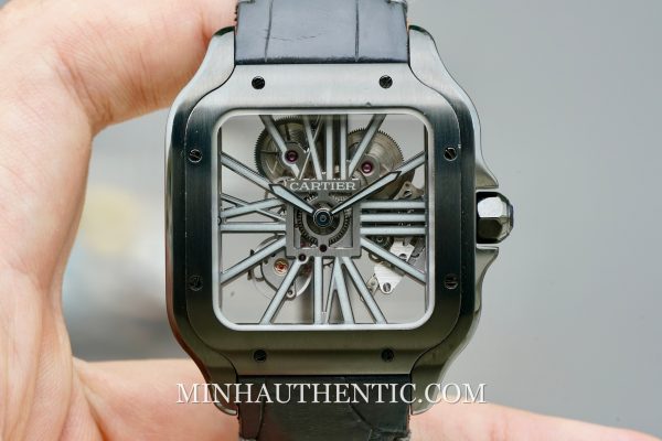 Cartier Santos Skeleton ADLC “Noctambule” WHSA0009