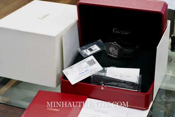 Cartier Santos Skeleton ADLC “Noctambule” WHSA0009