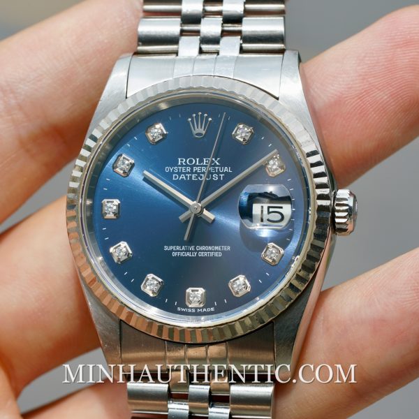 Rolex Datejust Blue Diamond 16234