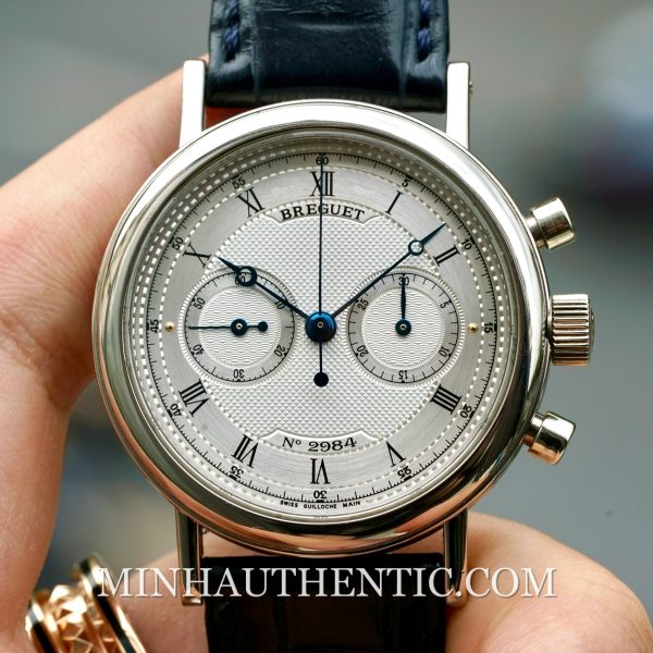 Breguet Classique Chronograph 38mm Manual Wind White Gold 5237BB/12/9V6