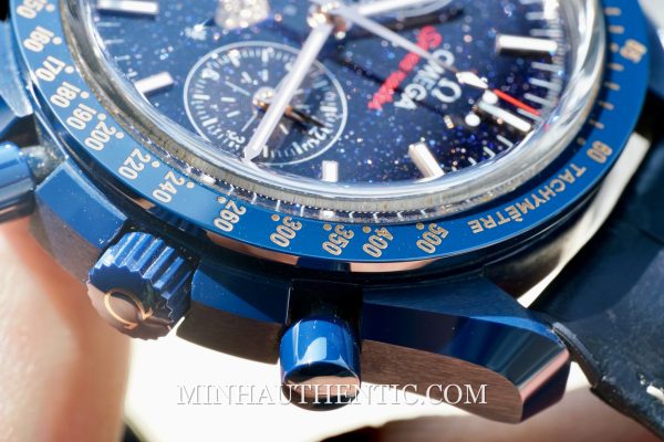 Omega Speedmaster Moonphase “Blue Side of the Moon” Aventurine 304.93.44.52.03.002