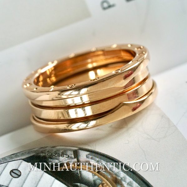 Bvlgari B.zero1 3-band Rose Gold Ring