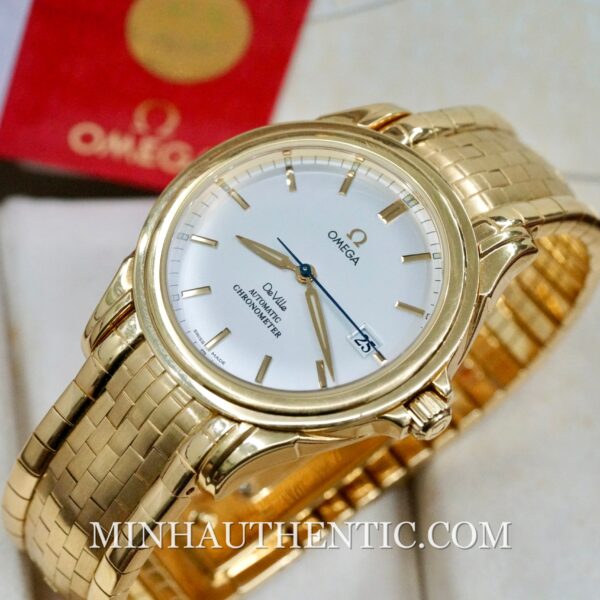 Omega De Ville Co-Axial Armadillo 18k Gold 4131.30