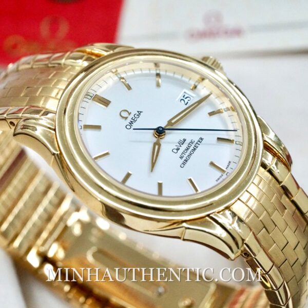 Omega De Ville Co-Axial Armadillo 18k Gold 4131.30