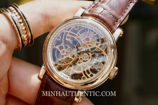 Franck Muller Round Skeleton 7 Days Rose Gold 7039 B S6 SQT5N