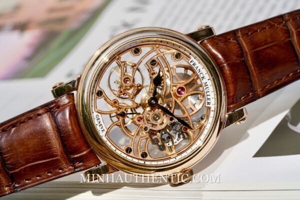 Franck Muller Round Skeleton 7 Days Rose Gold 7039 B S6 SQT5N