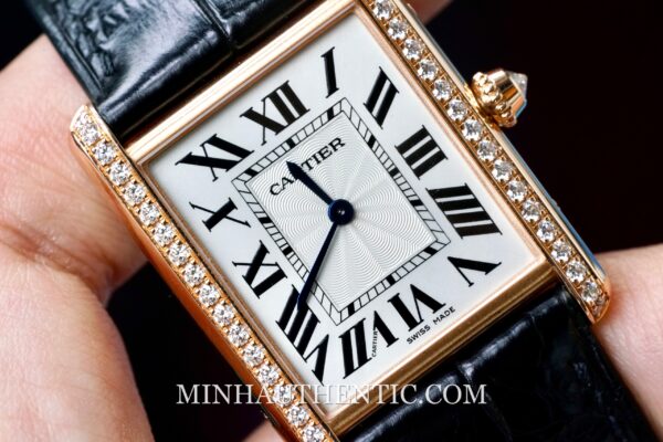 Cartier Tank Louis Large Diamond Rose Gold WJTA0014