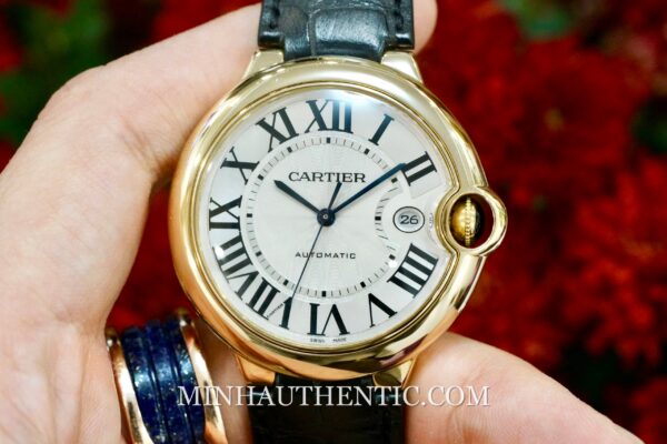 Cartier Ballon Bleu 42mm 18k Yellow gold W6900551 (2998)