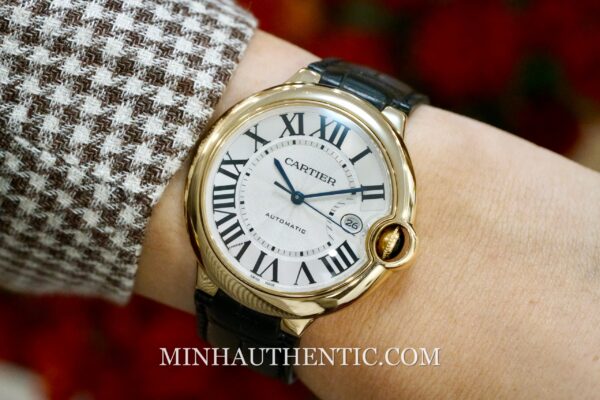 Cartier Ballon Bleu 42mm 18k Yellow gold W6900551 (2998)