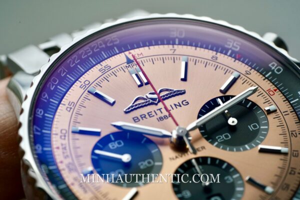 Breitling Navitimer B01 43 Salmon AB0138241K1A1 - Hình ảnh 15