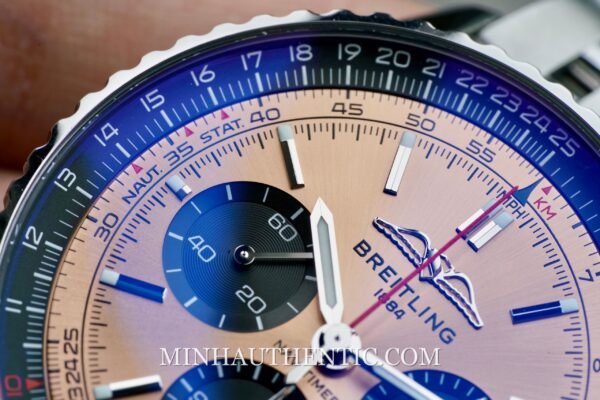 Breitling Navitimer B01 43 Salmon AB0138241K1A1 - Hình ảnh 16