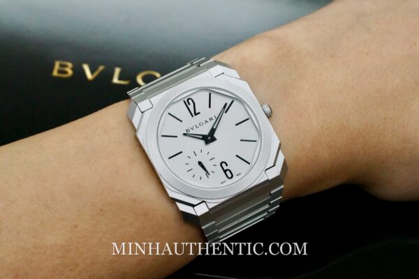 Bvlgari Octo Finissimo Sandblasted Steel 103011 - Hình ảnh 5