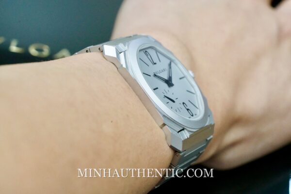 Bvlgari Octo Finissimo Sandblasted Steel 103011 - Hình ảnh 3