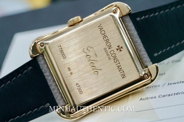 Vacheron Constantin Historiques Toledo 1952 Complete Calendar Yellow Gold 47300/000J-9065 - Hình ảnh 10