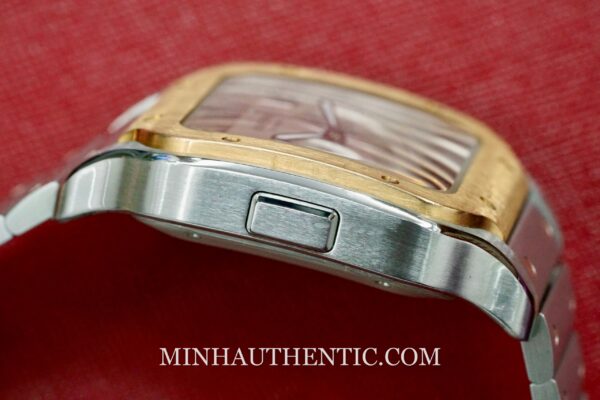 Cartier Santos Chronograph Gold Steel W2SA0008 - Hình ảnh 9