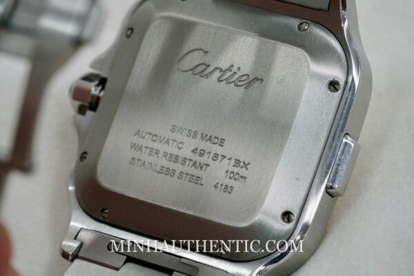 Cartier Santos Chronograph Gold Steel W2SA0008 - Hình ảnh 11