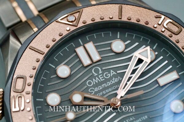 Omega Seamaster Diver 300M Titanium/Tantalum/Sedna Gold 210.60.42.20.99.001 - Hình ảnh 11