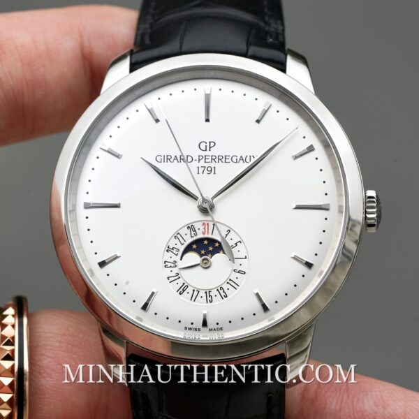 Girard Perregaux 1966 Date and Moon Phases 49545-11-131-BB60