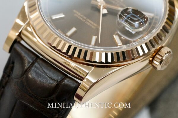 Rolex Day Date Choco 118135 - Hình ảnh 8