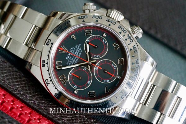 Rolex Daytona Racing Dial White Gold 116509 - Hình ảnh 16