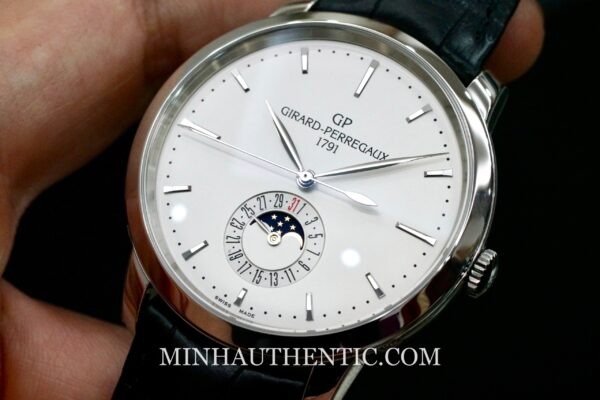 Girard Perregaux 1966 Date and Moon Phases 49545-11-131-BB60