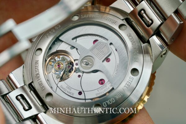 Oris Aquis Date Calibre 400 Green Gold Steel 01 400 7769 6357-07 8 22 09PEB - Hình ảnh 2