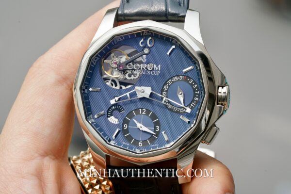 Corum Admiral's Cup Seafender Tourbillon GMT White Gold