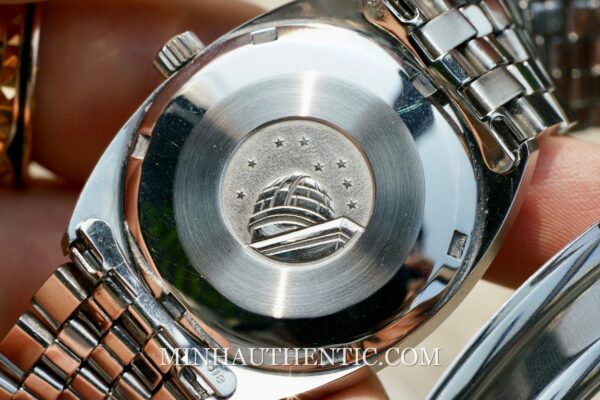 Omega Constellation C-shape Steel Linen dial 168.027 - Hình ảnh 10